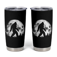 Bigfoot Night Stroll Tumbler Cup Cool Full Moon & Trees Sasquatch - Wonder Print Shop