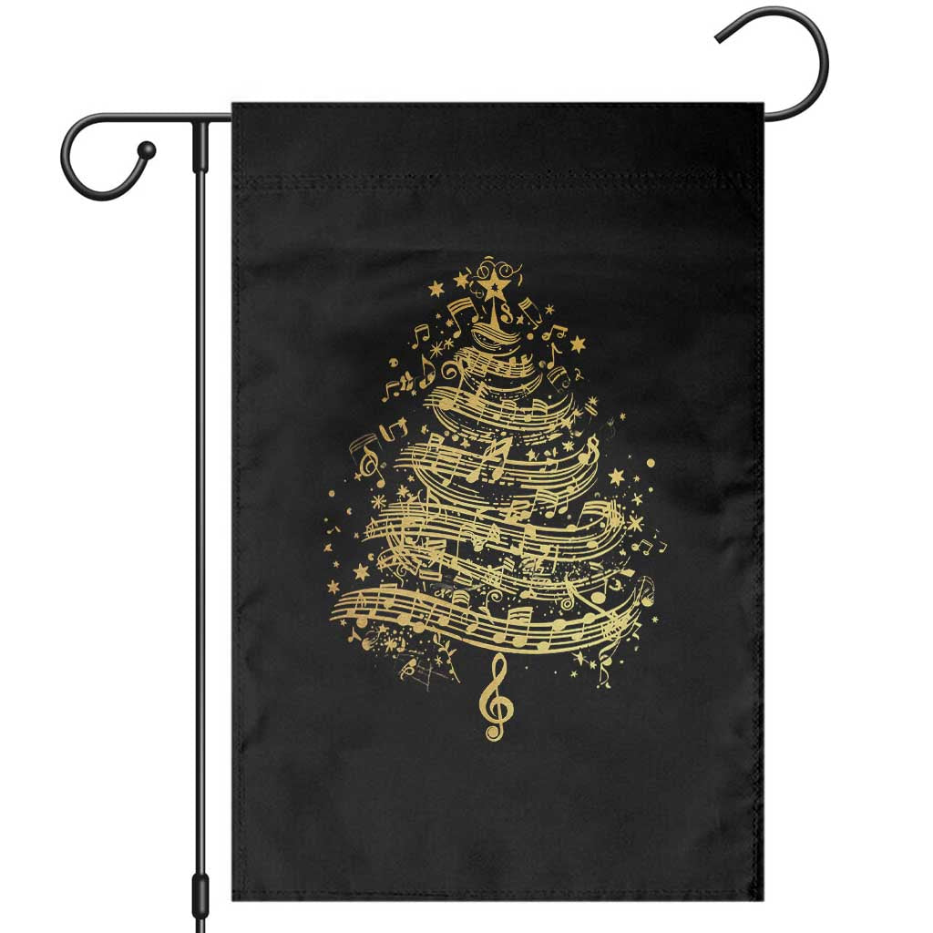 Music Christmas Tree Garden Flag Musician Music Lover Gift - Wonder Print Shop