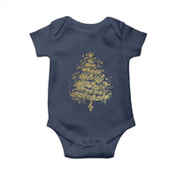 Music Christmas Tree Baby Onesie Musician Music Lover Gift - Wonder Print Shop