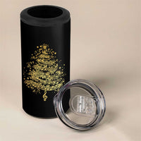 Music Christmas Tree 4 in 1 Can Cooler Tumbler Musician Music Lover Gift - Wonder Print Shop