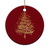 Music Christmas Tree Ceramic Ornament Musician Music Lover Gift - Wonder Print Shop