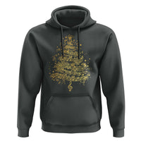 Music Christmas Tree Hoodie Musician Music Lover Gift - Wonder Print Shop