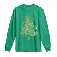 Music Christmas Tree Long Sleeve Shirt Musician Music Lover Gift - Wonder Print Shop