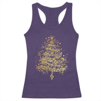 Music Christmas Tree Racerback Tank Top Musician Music Lover Gift - Wonder Print Shop