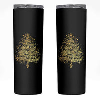 Music Christmas Tree Skinny Tumbler Musician Music Lover Gift - Wonder Print Shop