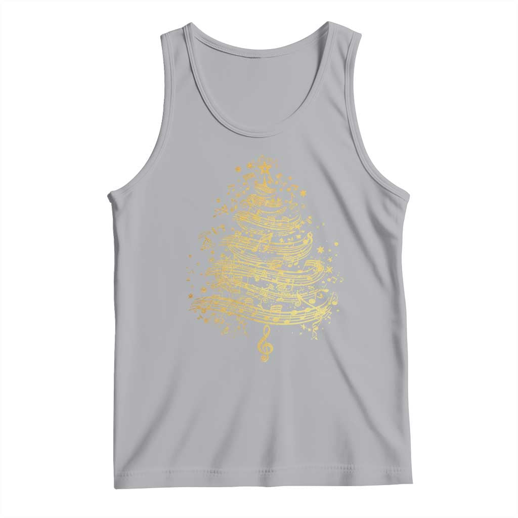 Music Christmas Tree Tank Top Musician Music Lover Gift - Wonder Print Shop
