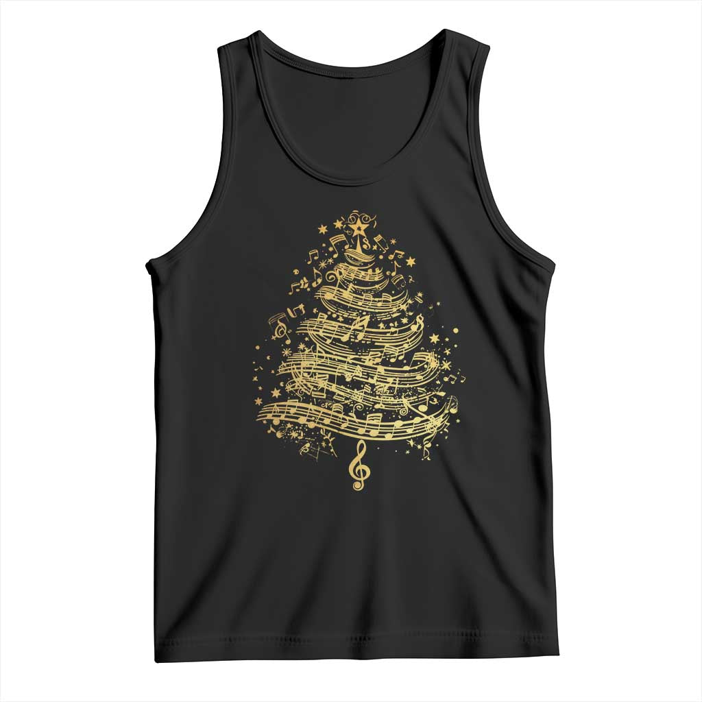 Music Christmas Tree Tank Top Musician Music Lover Gift - Wonder Print Shop