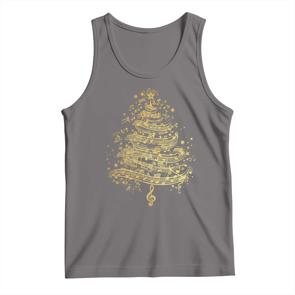 Music Christmas Tree Tank Top Musician Music Lover Gift - Wonder Print Shop