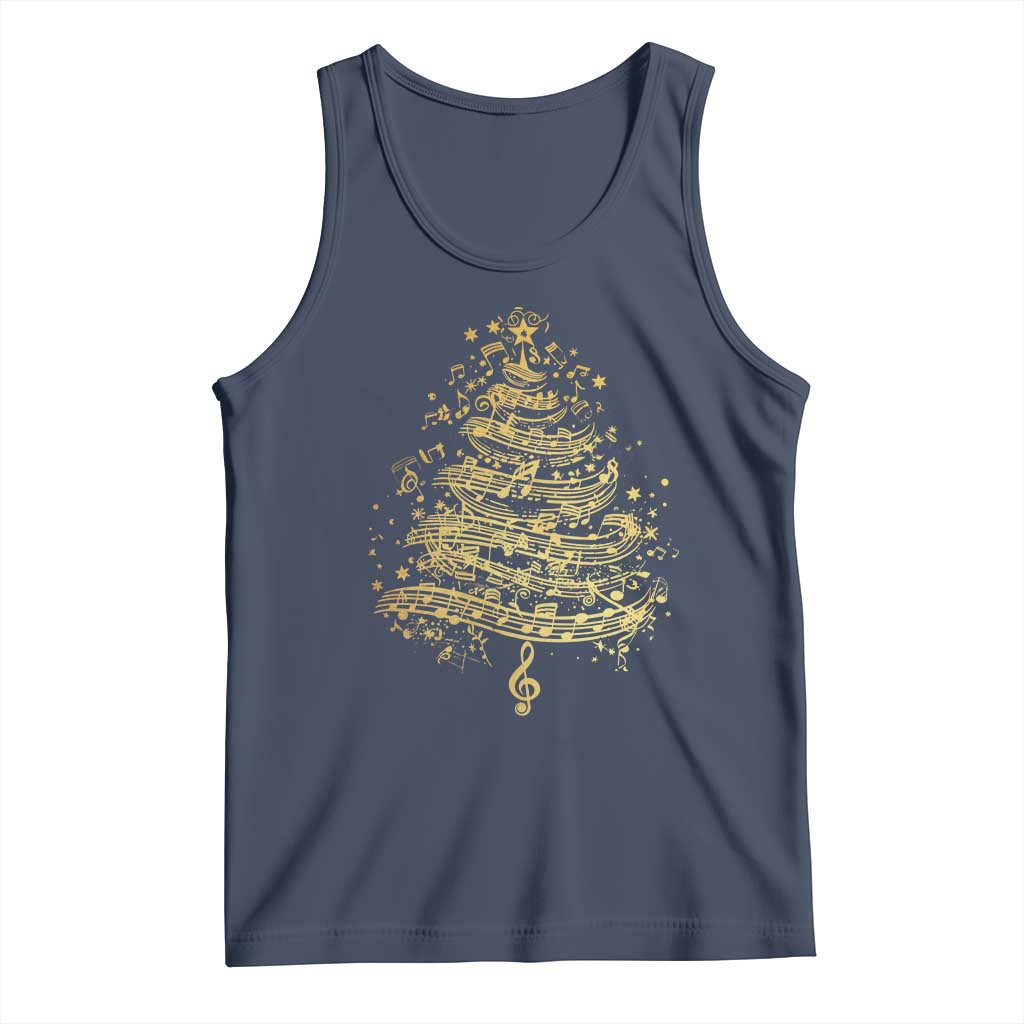 Music Christmas Tree Tank Top Musician Music Lover Gift - Wonder Print Shop