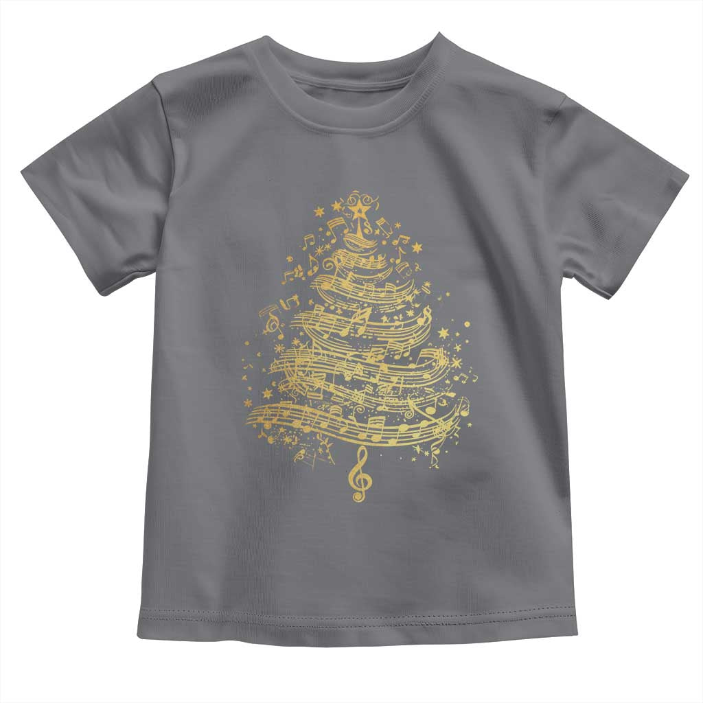 Music Christmas Tree Toddler T Shirt Musician Music Lover Gift - Wonder Print Shop