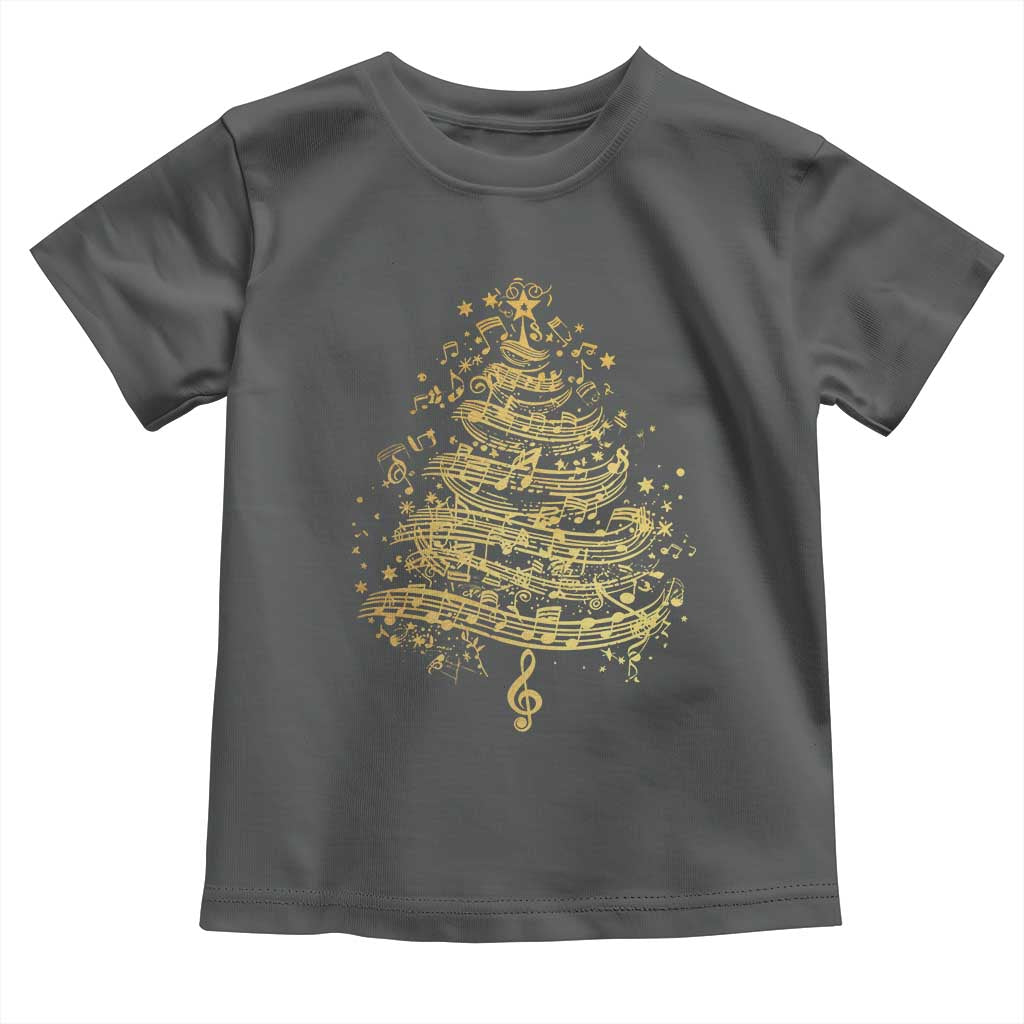 Music Christmas Tree Toddler T Shirt Musician Music Lover Gift - Wonder Print Shop
