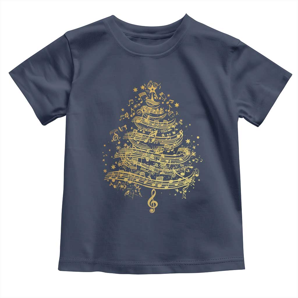 Music Christmas Tree Toddler T Shirt Musician Music Lover Gift - Wonder Print Shop
