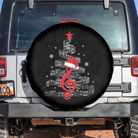 Christmas Tree Music Spare Tire Cover Musician Music Lover Gift - Wonder Print Shop