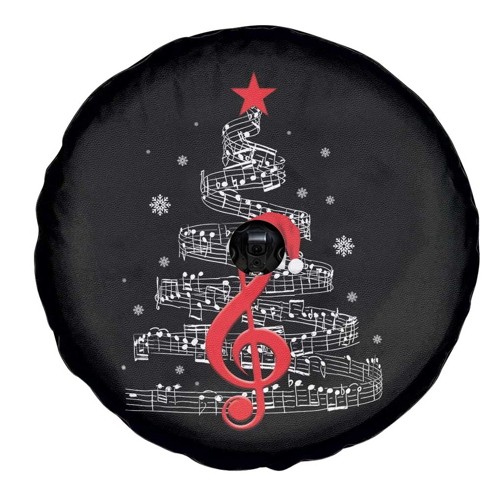 Christmas Tree Music Spare Tire Cover Musician Music Lover Gift - Wonder Print Shop