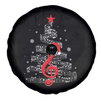 Christmas Tree Music Spare Tire Cover Musician Music Lover Gift - Wonder Print Shop