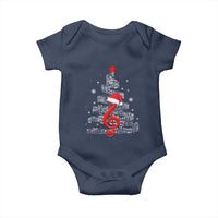 Christmas Tree Music Baby Onesie Musician Music Lover Gift - Wonder Print Shop