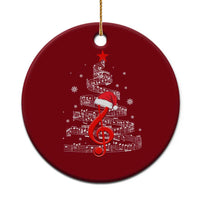 Christmas Tree Music Ceramic Ornament Musician Music Lover Gift - Wonder Print Shop