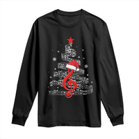 Christmas Tree Music Long Sleeve Shirt Musician Music Lover Gift - Wonder Print Shop