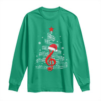 Christmas Tree Music Long Sleeve Shirt Musician Music Lover Gift - Wonder Print Shop