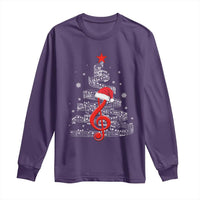 Christmas Tree Music Long Sleeve Shirt Musician Music Lover Gift - Wonder Print Shop