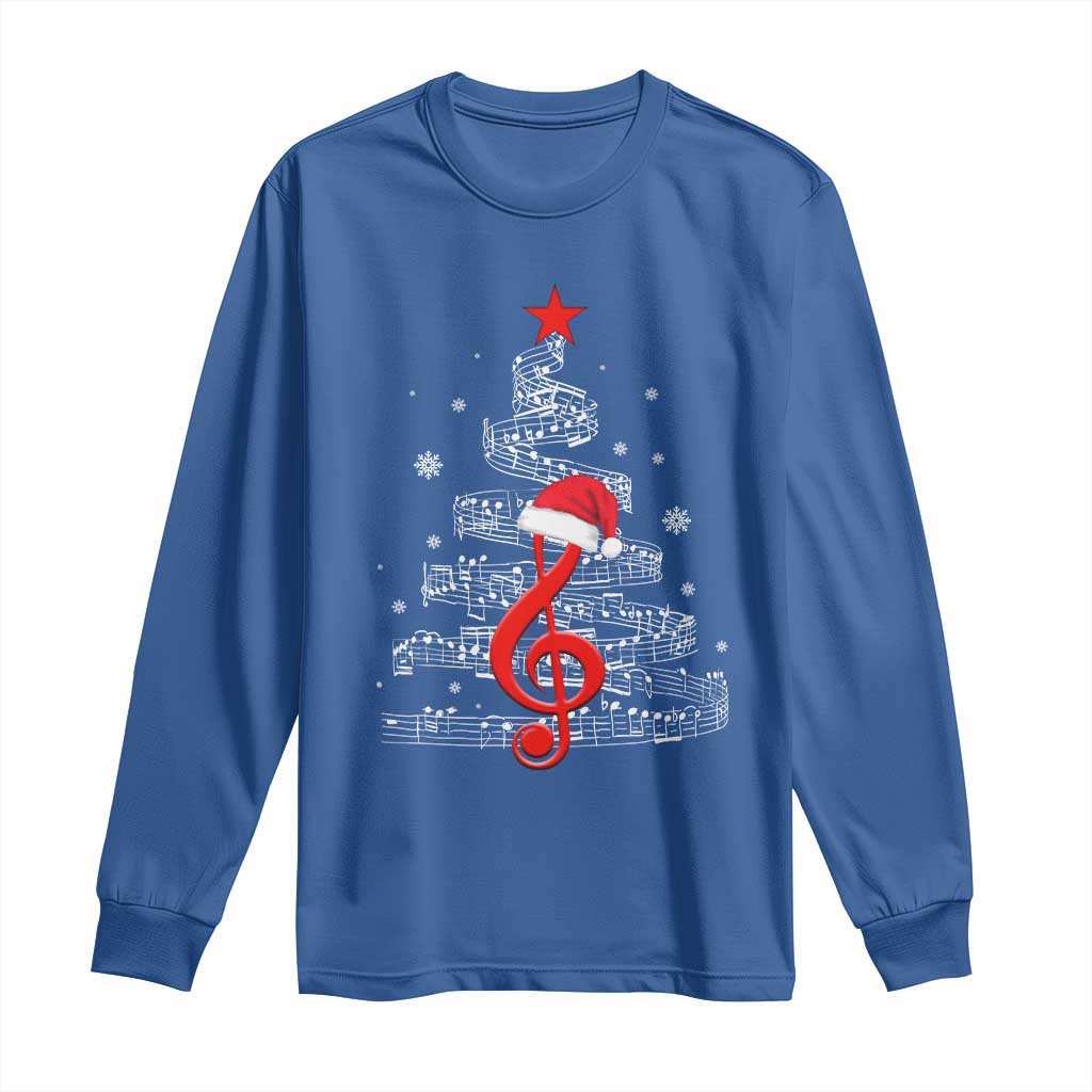 Christmas Tree Music Long Sleeve Shirt Musician Music Lover Gift - Wonder Print Shop