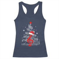 Christmas Tree Music Racerback Tank Top Musician Music Lover Gift - Wonder Print Shop