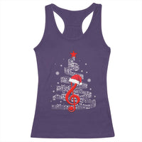 Christmas Tree Music Racerback Tank Top Musician Music Lover Gift - Wonder Print Shop