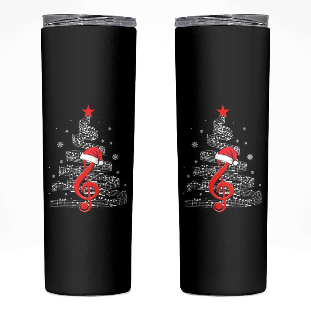 Christmas Tree Music Skinny Tumbler Musician Music Lover Gift - Wonder Print Shop