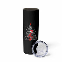 Christmas Tree Music Skinny Tumbler Musician Music Lover Gift - Wonder Print Shop