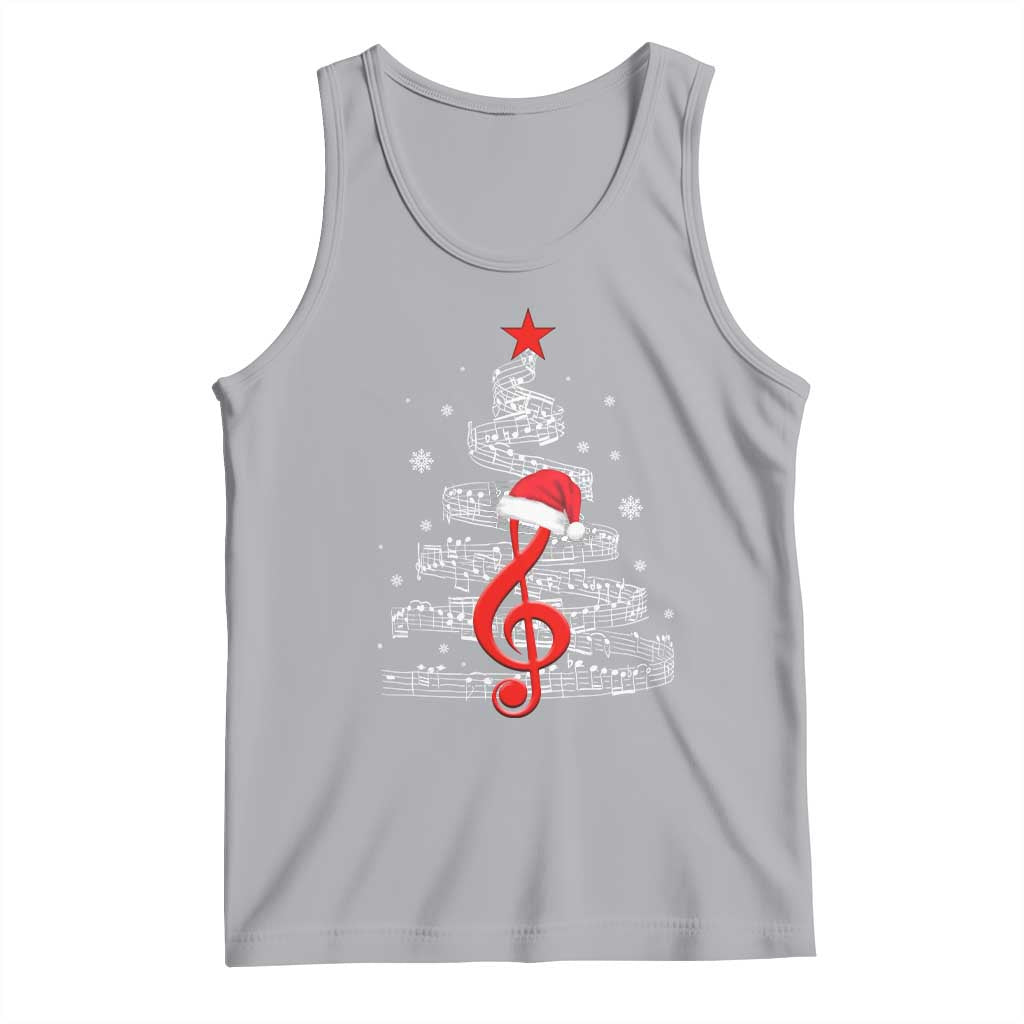 Christmas Tree Music Tank Top Musician Music Lover Gift - Wonder Print Shop