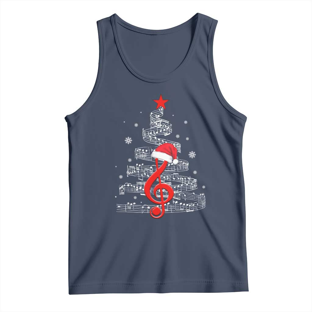 Christmas Tree Music Tank Top Musician Music Lover Gift - Wonder Print Shop