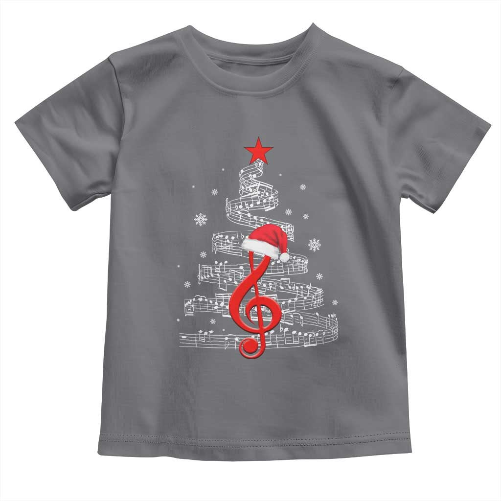 Christmas Tree Music Toddler T Shirt Musician Music Lover Gift - Wonder Print Shop