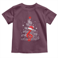 Christmas Tree Music Toddler T Shirt Musician Music Lover Gift - Wonder Print Shop