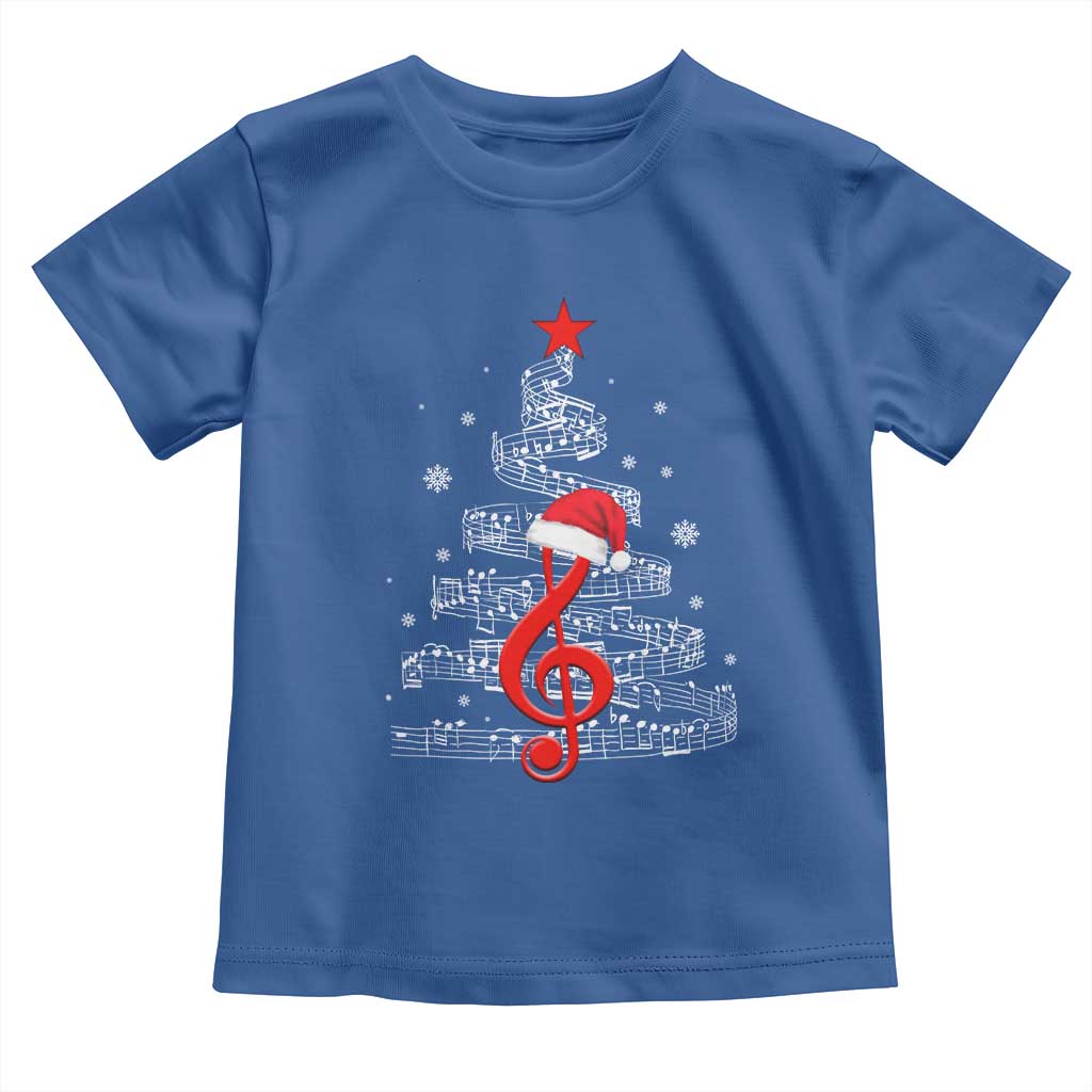 Christmas Tree Music Toddler T Shirt Musician Music Lover Gift - Wonder Print Shop
