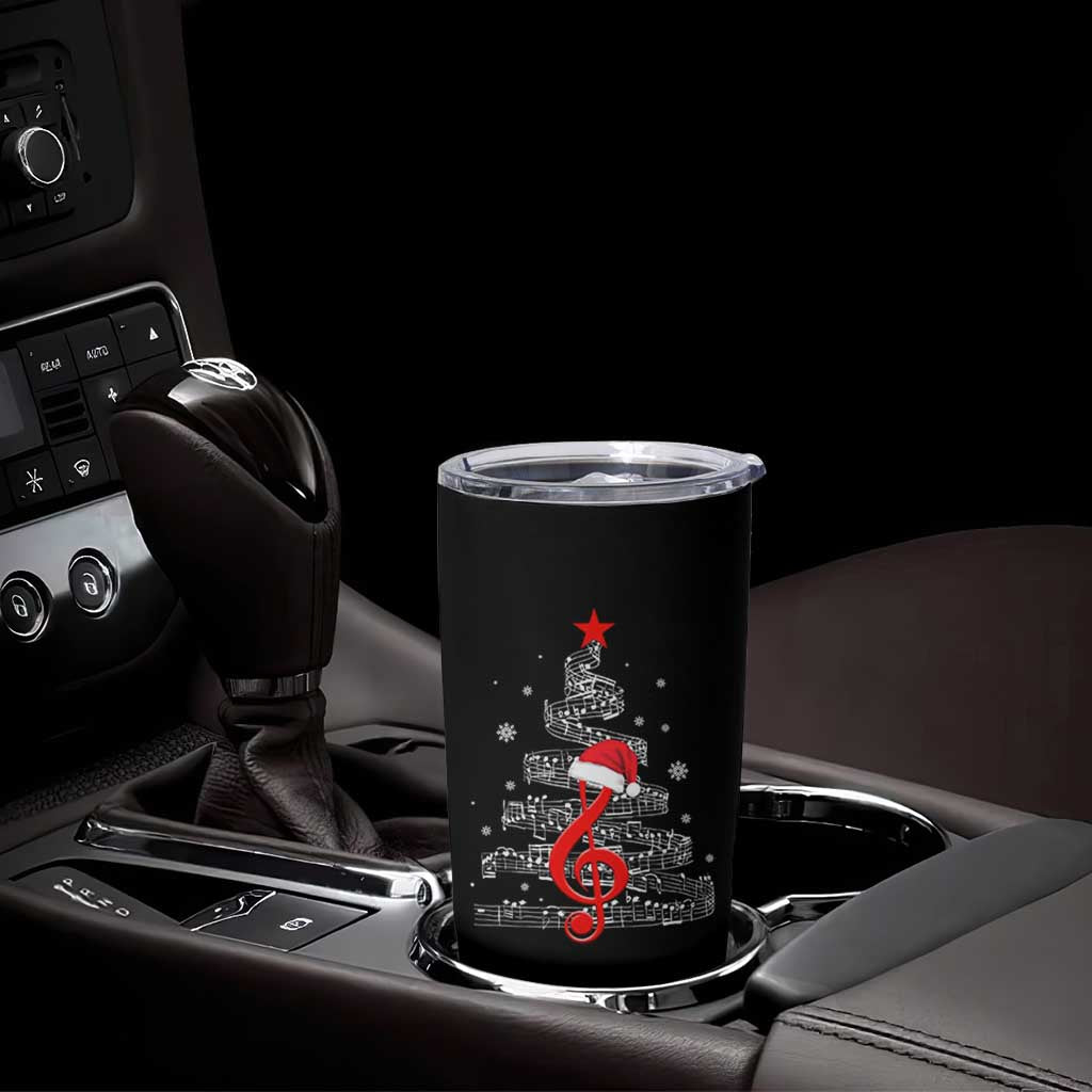 Christmas Tree Music Tumbler Cup Musician Music Lover Gift - Wonder Print Shop