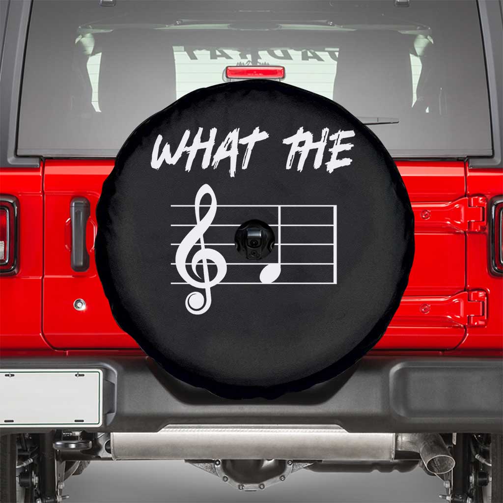 Funny What The F Musical Note Spare Tire Cover Funny Musician Gift - Wonder Print Shop