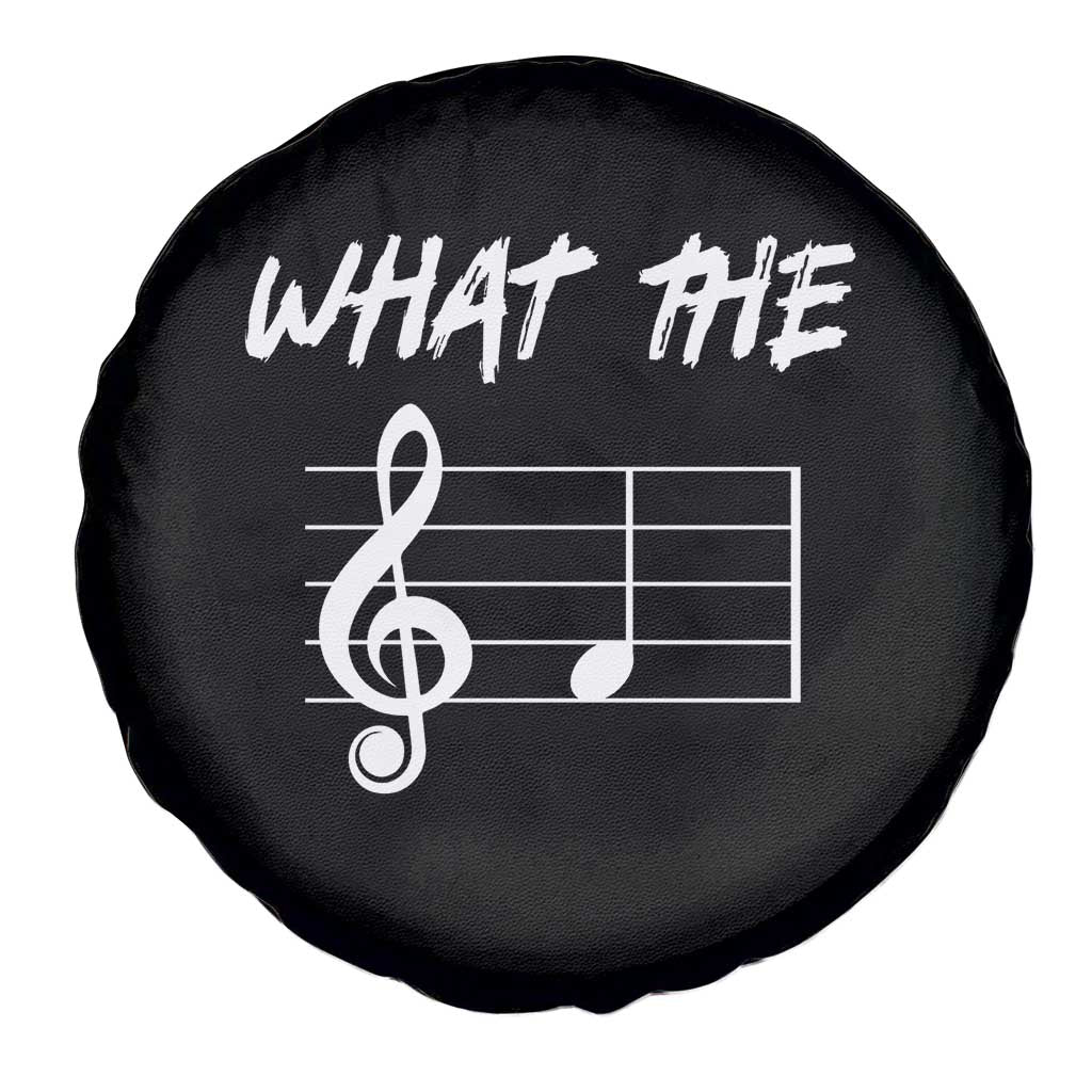 Funny What The F Musical Note Spare Tire Cover Funny Musician Gift - Wonder Print Shop