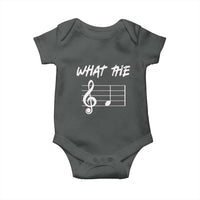 Funny What The F Musical Note Baby Onesie Funny Musician Gift - Wonder Print Shop