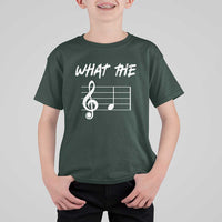 Funny What The F Musical Note T Shirt For Kid Funny Musician Gift - Wonder Print Shop