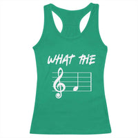 Funny What The F Musical Note Racerback Tank Top Funny Musician Gift - Wonder Print Shop