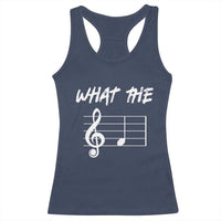Funny What The F Musical Note Racerback Tank Top Funny Musician Gift - Wonder Print Shop