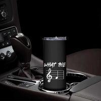 Funny What The F Musical Note Skinny Tumbler Funny Musician Gift - Wonder Print Shop