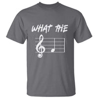 Funny What The F Musical Note T Shirt Funny Musician Gift - Wonder Print Shop