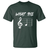 Funny What The F Musical Note T Shirt Funny Musician Gift - Wonder Print Shop