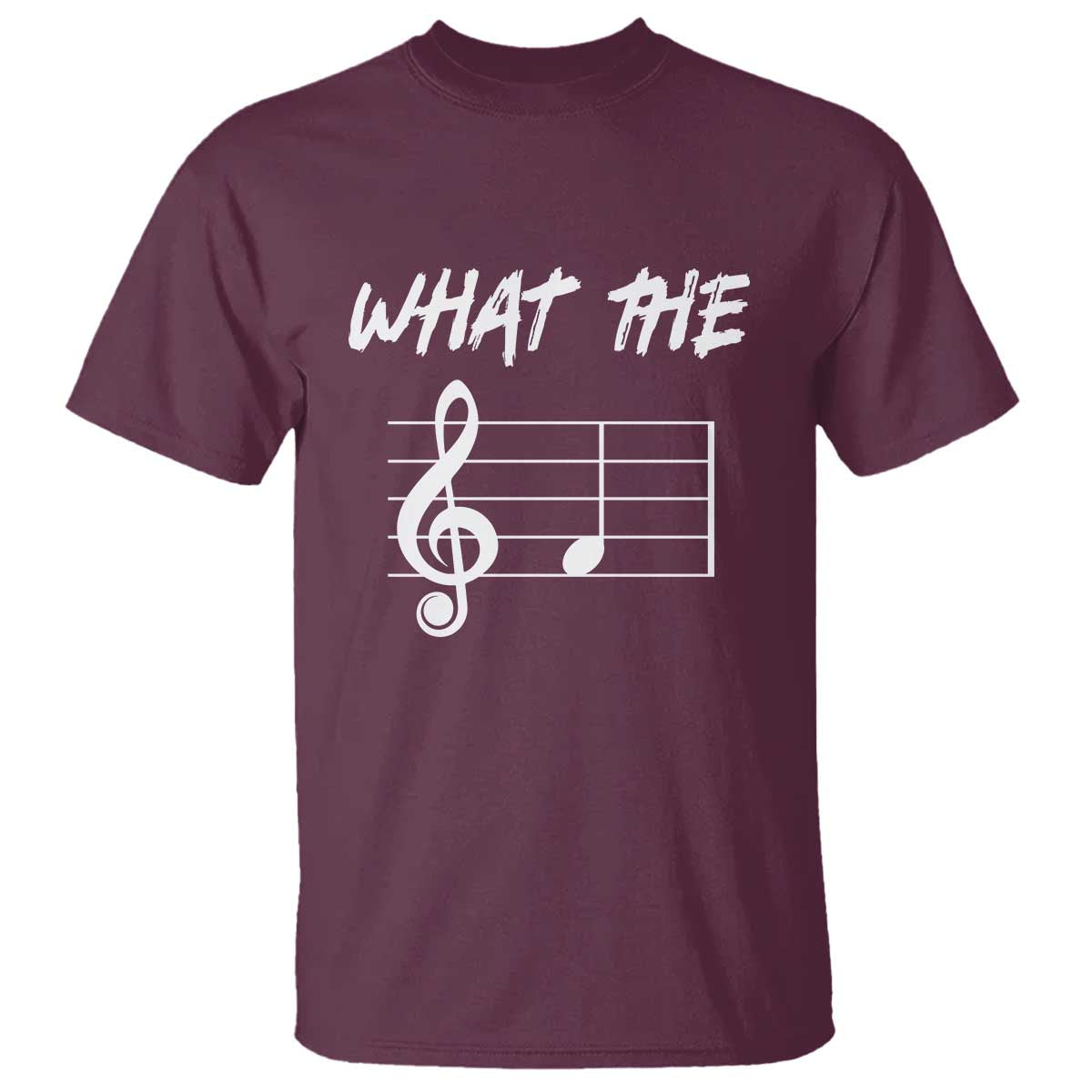 Funny What The F Musical Note T Shirt Funny Musician Gift - Wonder Print Shop