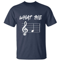 Funny What The F Musical Note T Shirt Funny Musician Gift - Wonder Print Shop
