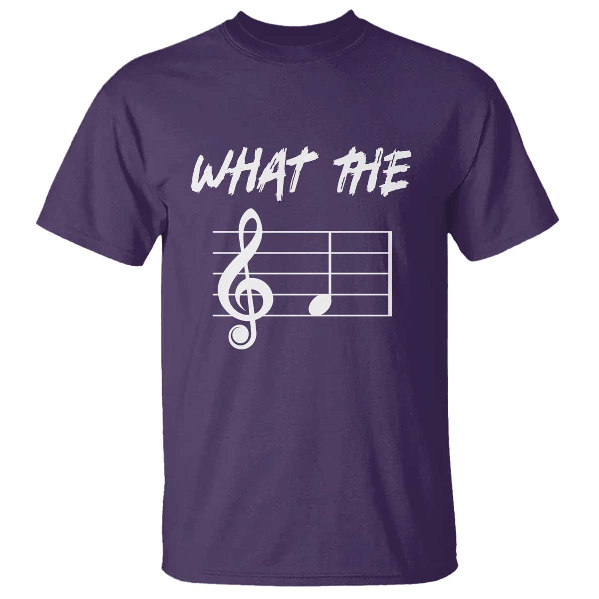 Funny What The F Musical Note T Shirt Funny Musician Gift - Wonder Print Shop