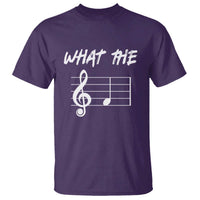 Funny What The F Musical Note T Shirt Funny Musician Gift - Wonder Print Shop