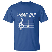 Funny What The F Musical Note T Shirt Funny Musician Gift - Wonder Print Shop