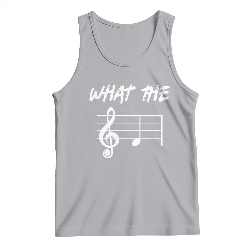 Funny What The F Musical Note Tank Top Funny Musician Gift - Wonder Print Shop